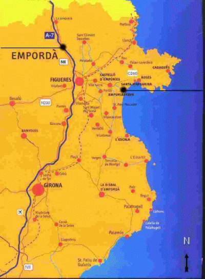 Emporda Karte